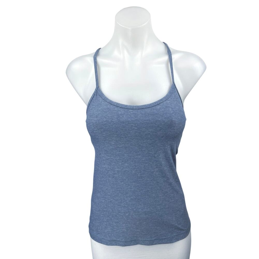 Lululemon Power Y Blue Sleeveless Cami Camisole Workout Yoga Athletic Tank Top 2